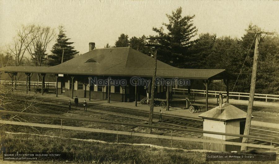 Postcard: Passenger Station, Meredith, New Hampshire